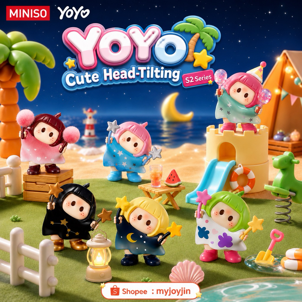 ( 🌴⭐️ ; พร้อมส่งด่วนในไทย ) YOYO Cute Head-Tilting S2 Series