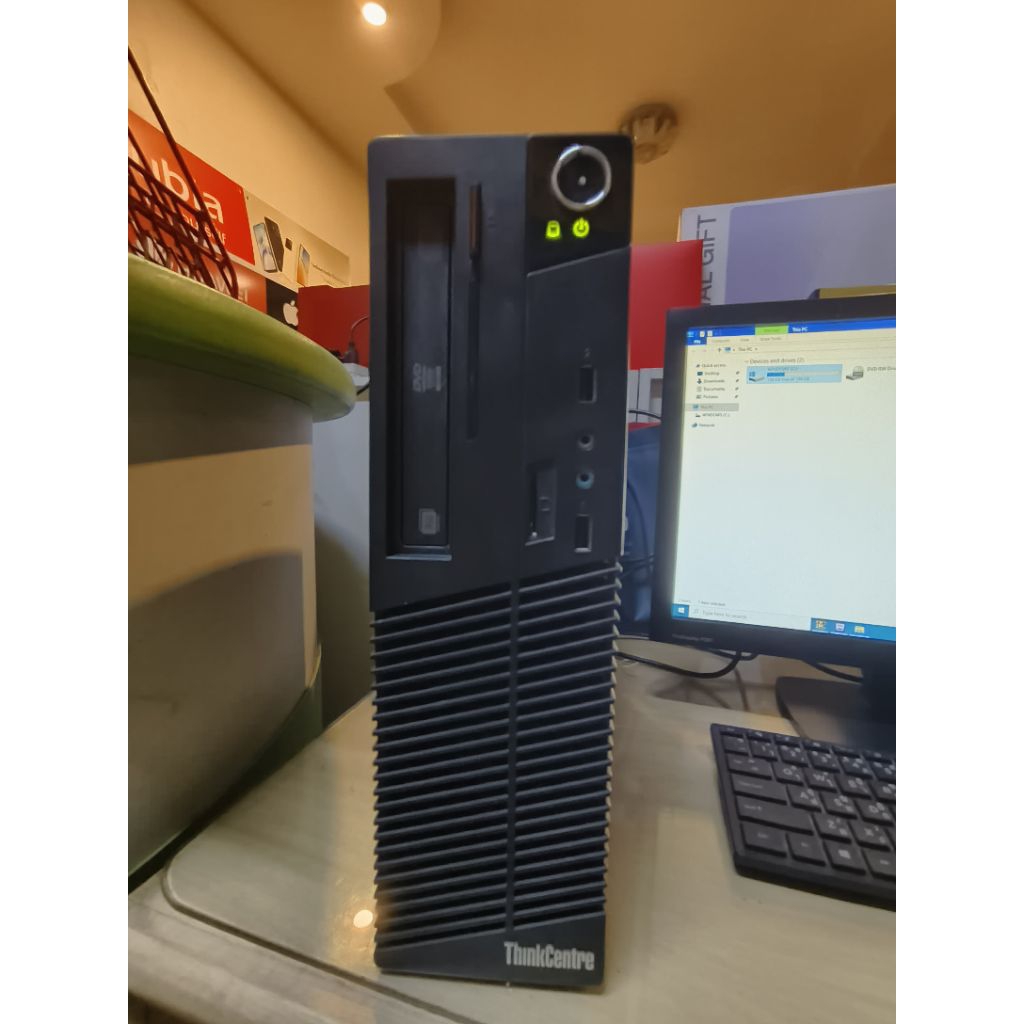 คอมพิวเตอร์ตั้งโต๊ะ Lenovo Core i3-540 RAM 4GB SSD 200GB พร้อมใช้งาน