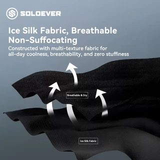 SOLOEVER หน้ากาก ผ้าพันคอ ผ้าเรยอน ป้องกันแดด ระบายอากาศ แบบเต็มหน้า สําหรับขี่รถจักรยานยนต์