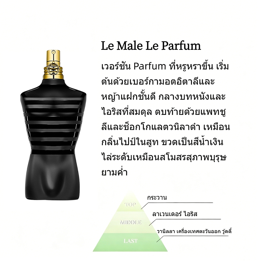 พร้อมส่ง น้ำหอมขายดีScandal & Le Male & Le Beau EDP รูปที่ 6