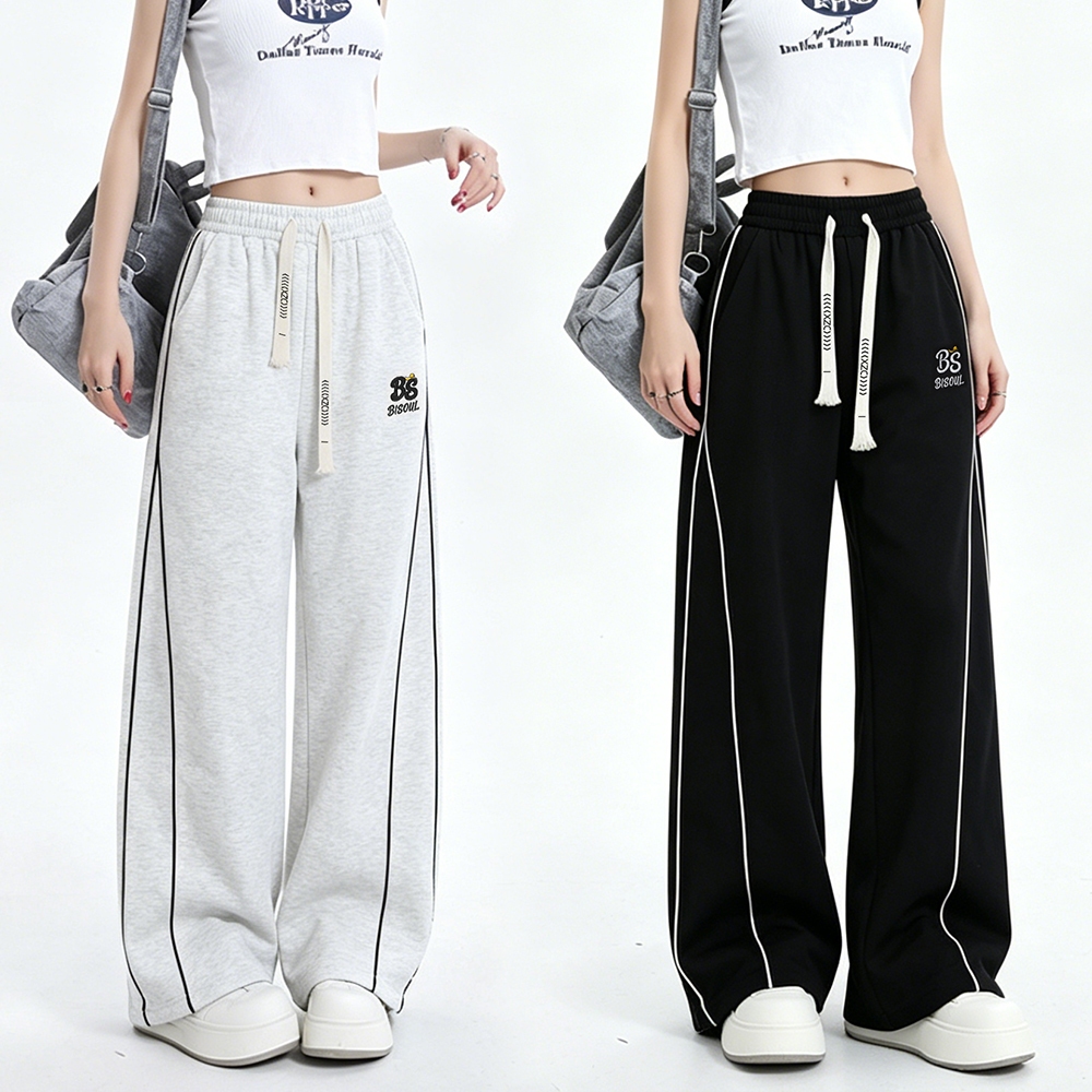 กางเกงขายาวผชาย ไซสใหญ L-6XL เอวยด 26-48 นว ผาเทอรรพรเมยม ใสสบาย ทรงหลวม สไตลสตรท
