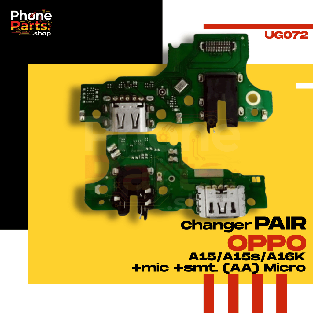 แพรชาร์จ Pair Changer OPPO A15/A15s/A16K (+mic+smt.) Micro