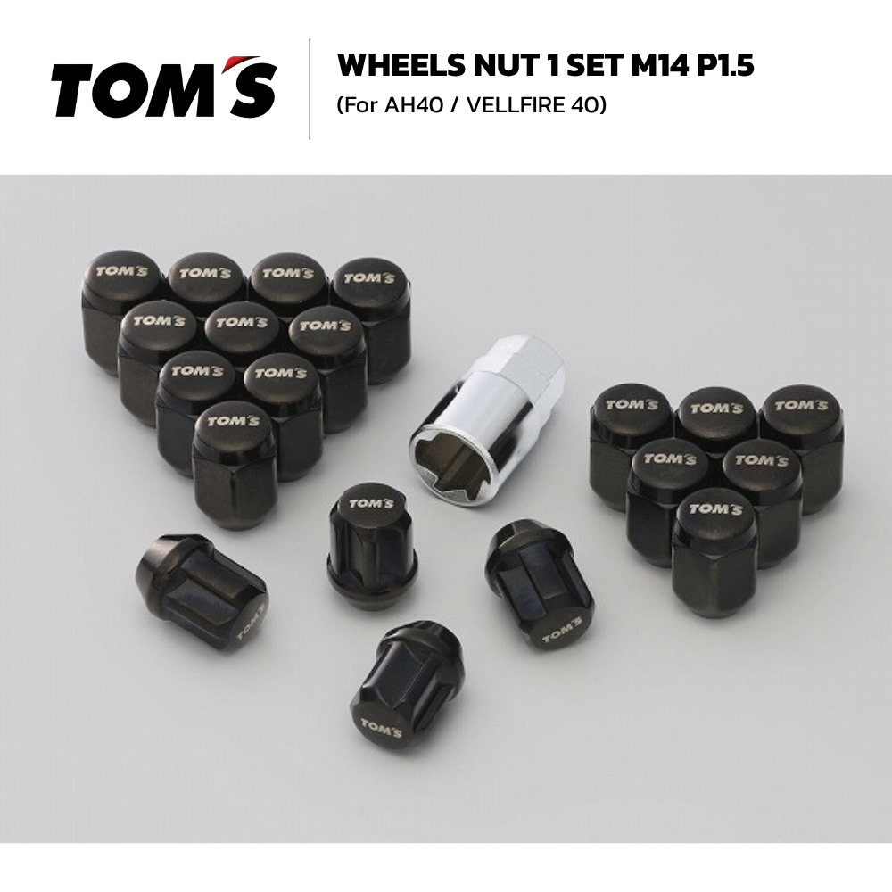 TOM'S RACING WHEELS NUT 1 SET M14 P1.5
