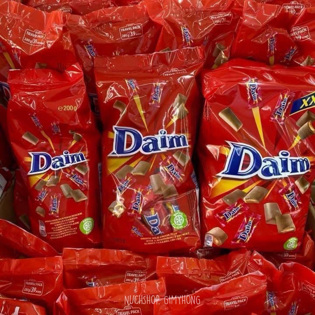 Daimช็อคโกแลตคาราเมล​ 200 กรัม 280 กรัม 460 กรัม พร้อมส่ง