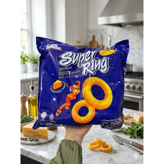 ขนมซุปเปอร์ริงชีส(Super ring cheese) 1 แพ็ก มี 8 ซอง