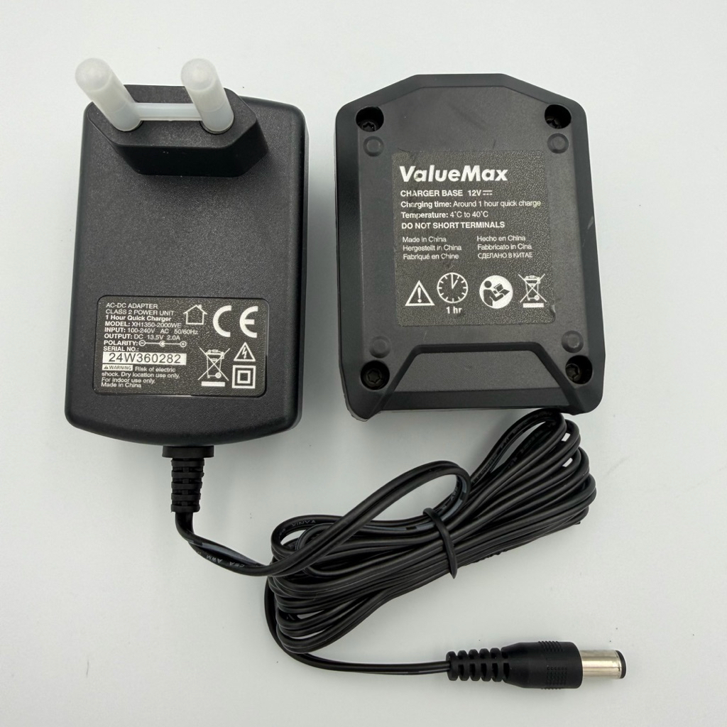 เครื่องชาร์จ แบตเตอรี่ เครื่องเจียร์ ไร้สาย ValueMax 12V (13.5V2A)