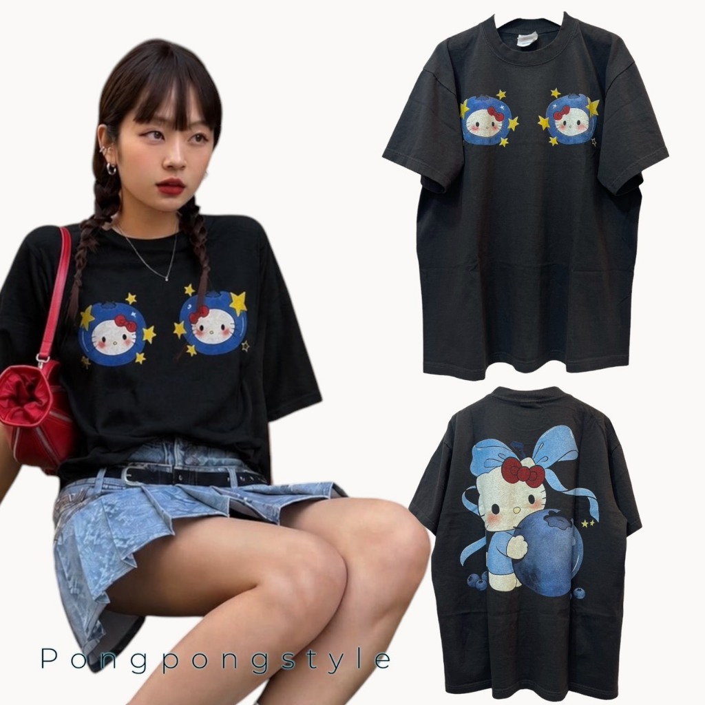 เสื้อยืดผ้าฟอกวินเทจ ทรงโอเวอร์ไซส์ Unisex งานผ้า Cotton100  งานใหม่ ทำเก่า ผ้าฟอกเฟดนุ่มไร้ตะเข็บข้าง สกรีน หน้าหลัง