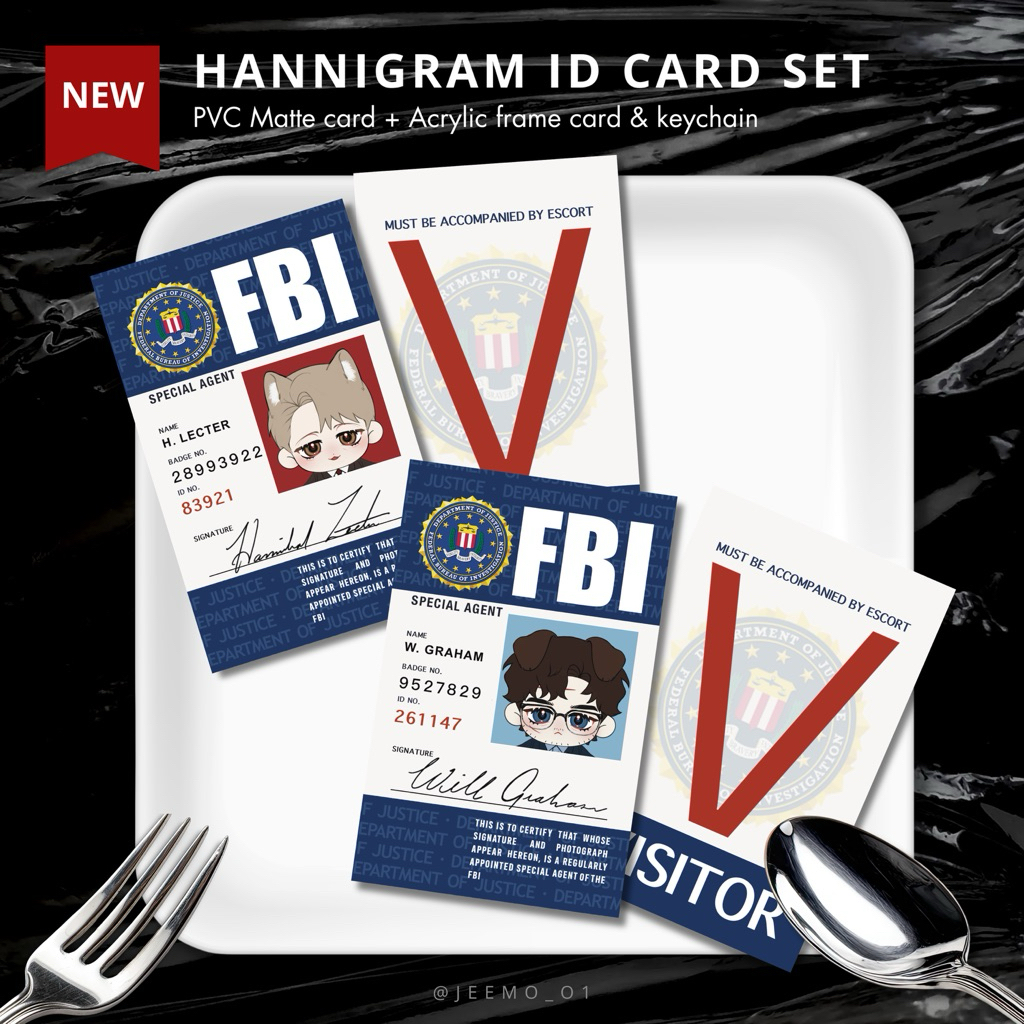 Hannigram ID Card Set