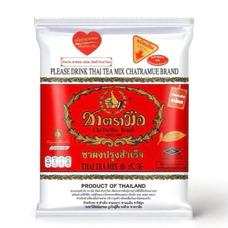 Cha Tra mue ชาตรามือ ชาไทยสำเร็จรูป สูตรต้นตำรับและ Extra gold ขนาด 400g.
