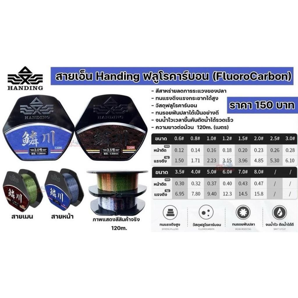 สายเอ็น Handing ฟลูโรคาร์บอน (#FluoroCarbon)