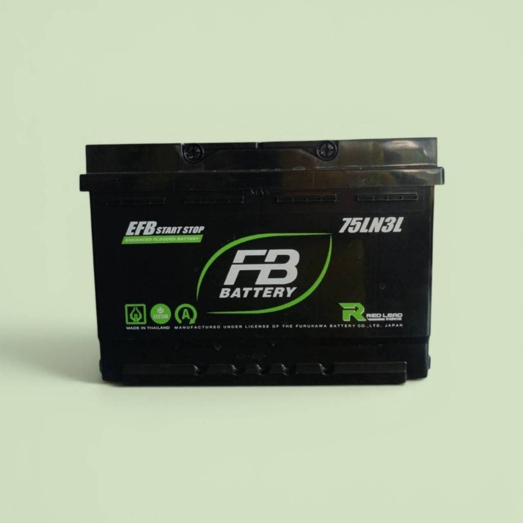 FB EFB LN3 DIN75 12V 75Ah แบตเตอรี่พร้อมใช้ สำหรับรถระบบ Start & Stop