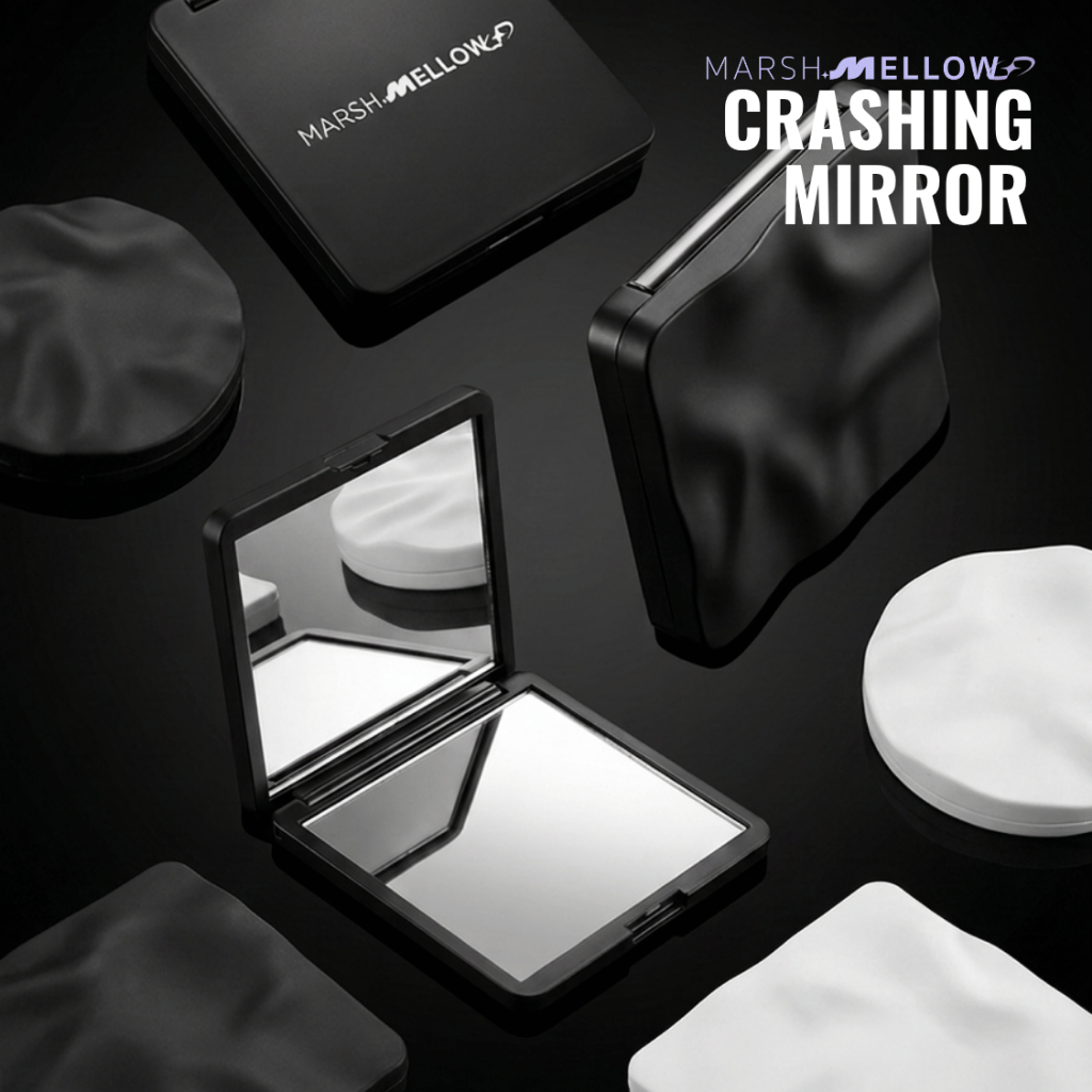 CRASHING MIRROR - MARSHMELLOW กระจกพกพามินิมอล