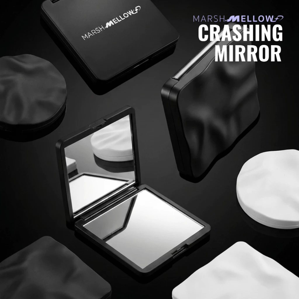 CRASHING MIRROR - MARSHMELLOW กระจกพกพามินิมอล
