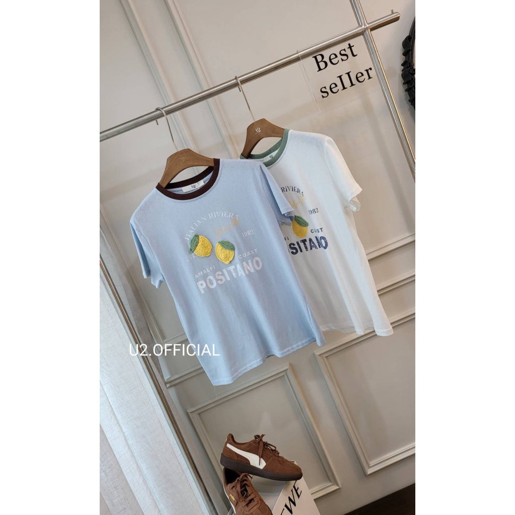 RingerTee ผ้าสลาฟรุ่นใหม่ Summer Vibe แบบสุดๆ งานน่ารักมากกก ดีเทล🍋🍋ถักแน่นๆ ผ้าใส่สบาย ห้ามพลาดนะคะ