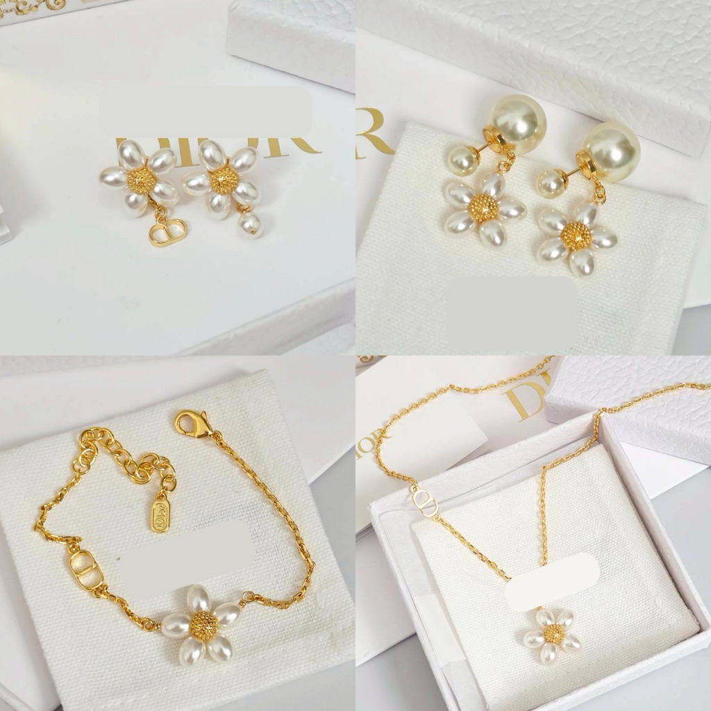พร้อมส่ง ต่างหู ข้อมือ สร้อยคอ ดอกเดซี่ | SUPER DAISY EARRINGs