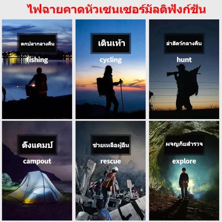 ไฟฉายคาดหัวแรงสูง P120 thumbnail 8