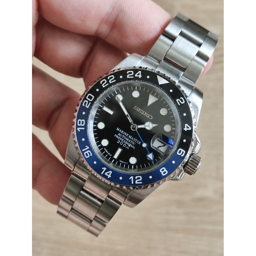 [Pre order] Seiko Modify Batman GMT Bazel nh35