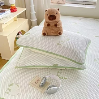 ปลอกหมอน 48x74ซม. ผ้าฝ้าย100% กันไรฝุ่น นุ่มลื่น เก็บความเย็น กันน้ำลายกันเหงื่อ