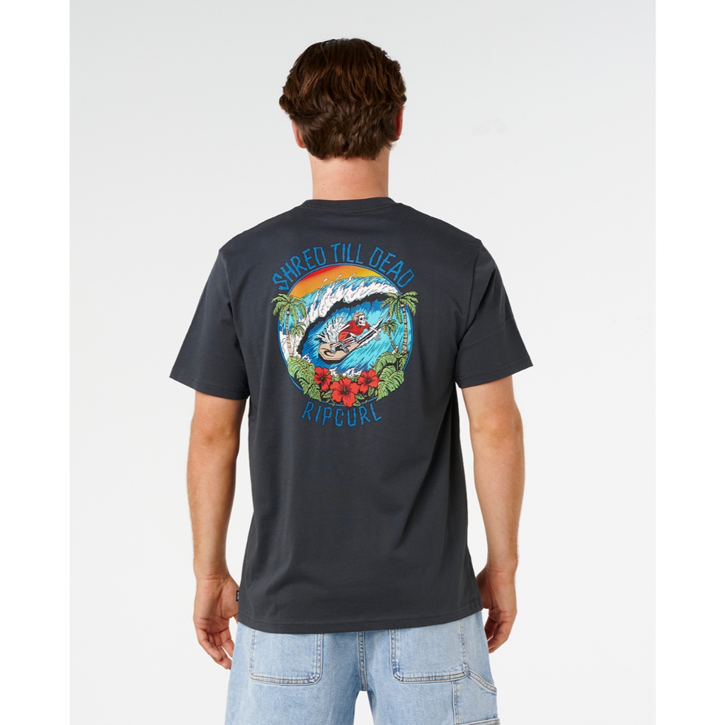 RIPCURL  เสื้อยืด 0ZKMTE SHRED TIL DEAD TEE 2026-S4