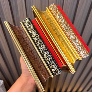 ฐานพระ วางของมงคล สูง2นิ้ว (ขอบลาย) มีหลายขนาด