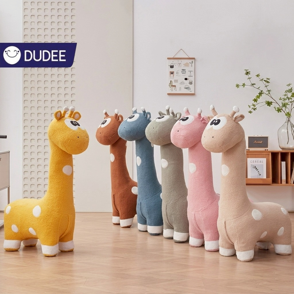 DUDEE ตุ๊กตาสุดน่ารัก Giraffe ของเล่นตุ๊กตา แกะตัวเล็กน่ารัก ตุ๊กตาสัตว์