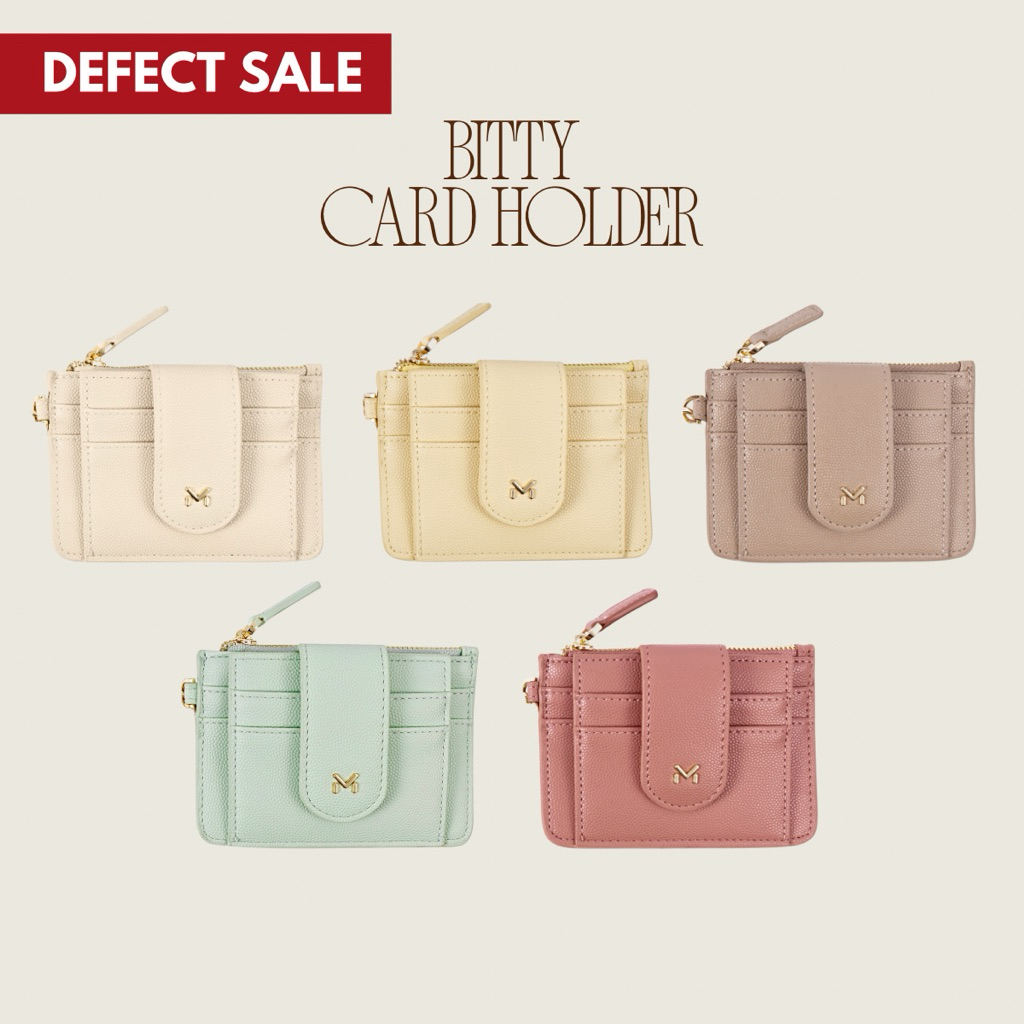 ‼️DEFECT SALE‼️ MADAM PEONY กระเป๋าใส่บัตร การ์ดโฮลเดอร์ รุ่น BITTY