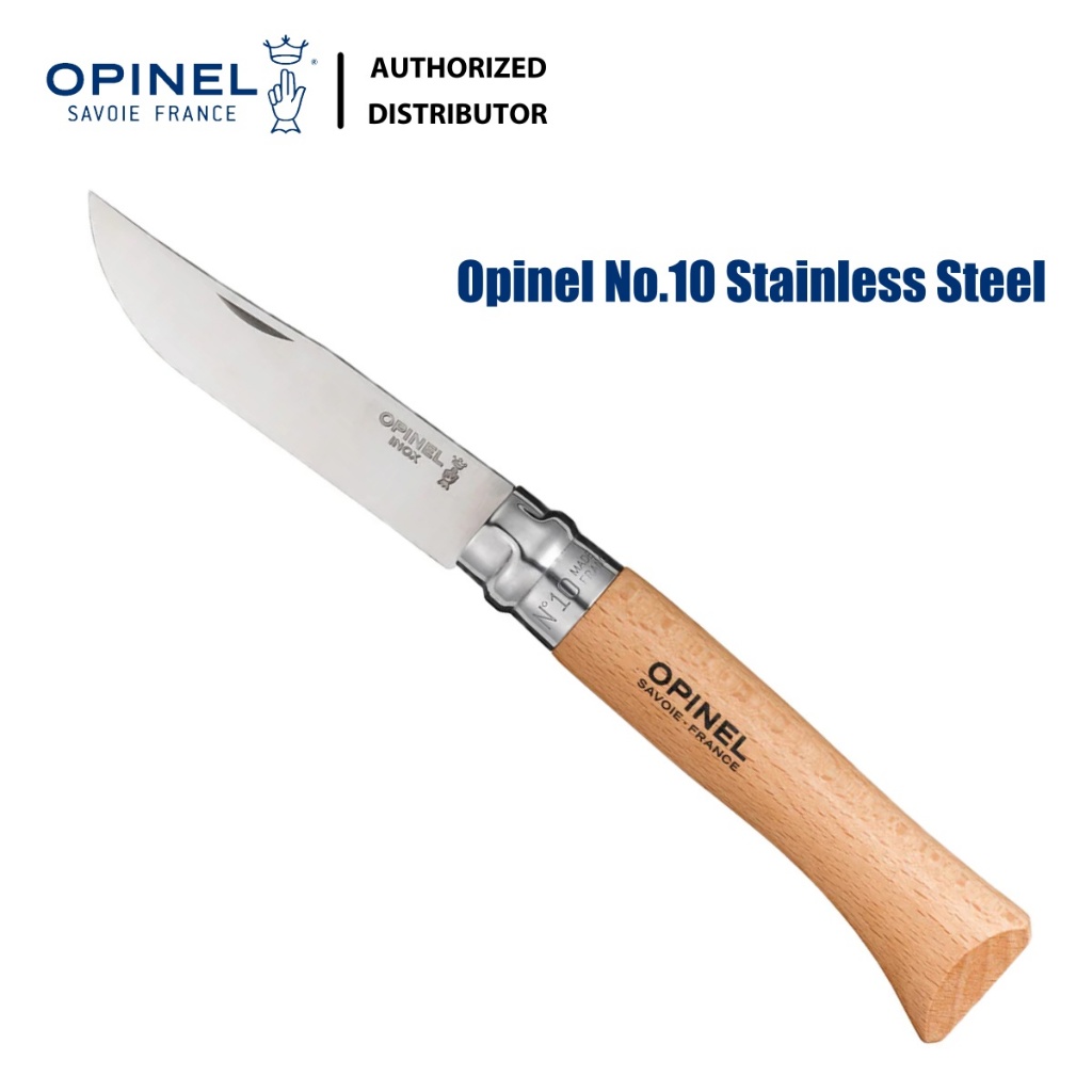 Opinel No.10 Stainless Steel (มีดพับ)
