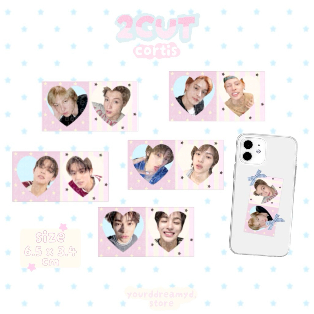 (พร้อมส่ง) id photo 2 cut dot cortis : คอติส 2 ช่อง / yourddreamyd.store