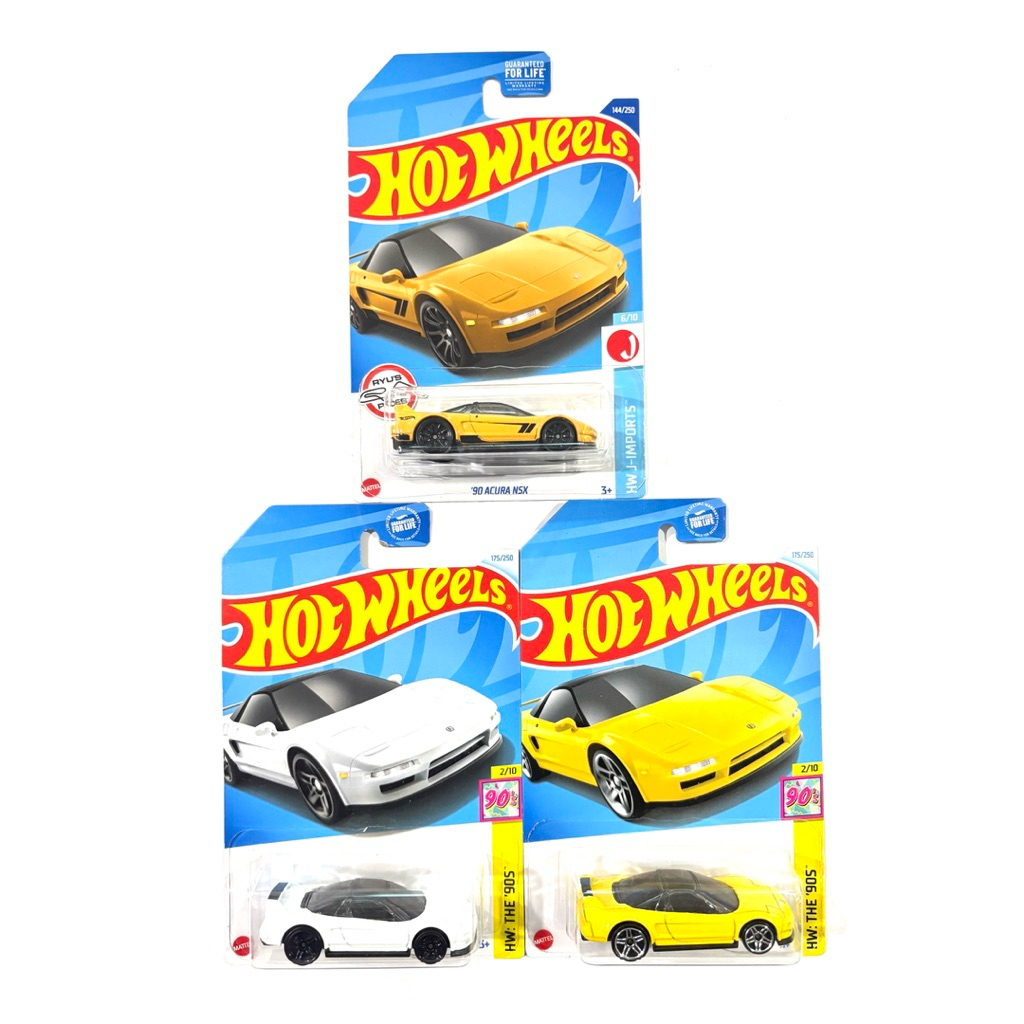 Hot Wheels | ‘90 ACURA NSX ~ มี 3 สี |‼️มุมยับ แพคยับ ขอบแพคไม่คม‼️| 🇺🇸เป็นสินค้าแพคอเมริกา✈️