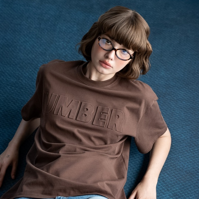 เสื้อยืดโอเวอร์ไซส์ปั้ม Umber เสื้อยืด Oversize Premium เสื้อยืด UMBER เสื้อยืดคอตตอนนุ่ม