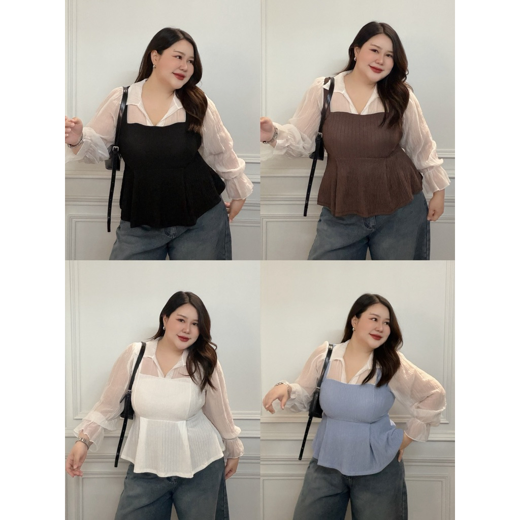 LA-112เสื้อยืดแขนยาว สวยสาวดาวเด่น