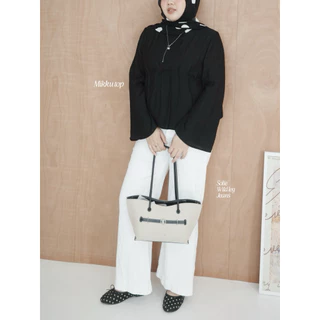 Heartmade-Mikku top🪞🤎(สินค้าพร้อมส่งสีพื้น/ลายจุด(ใหม่)🤏🏻👀