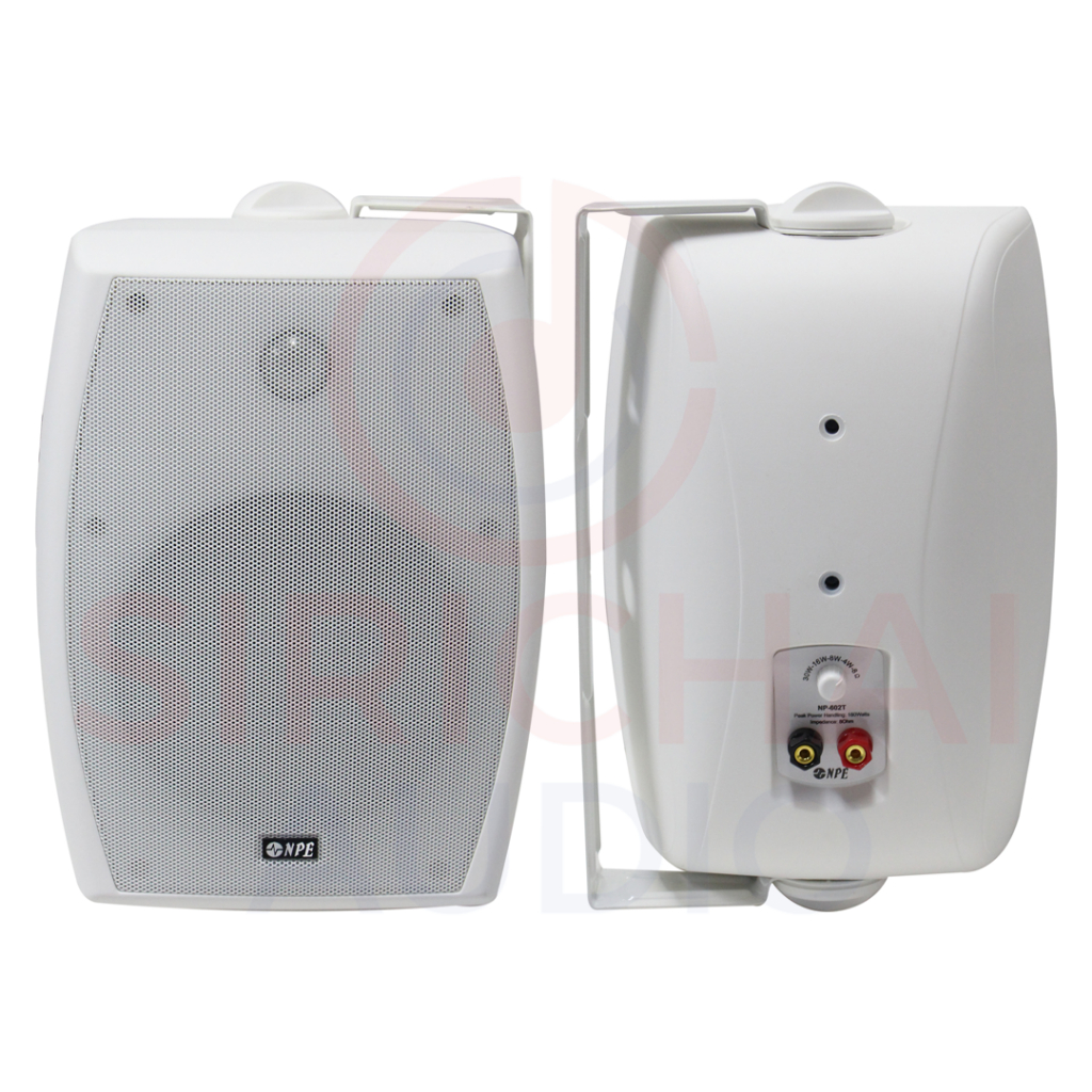 NPE NP602T ตู้ลำโพงติดผนัง 2ทาง 6.5นิ้ว 180 วัตต์ มี LINE 100V