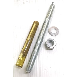 10ชุด พุกเคมี สตัดปุ๊กเคมี สตัดพุกเคมี สตัดพุ๊กM10 M12 M16 chemical anchor stud