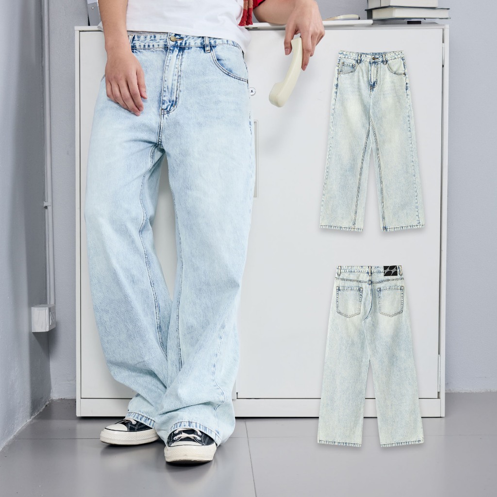 HOMEBOY กางเกงยีนส์ขายาว HB.PARITY.JEANS ผ้ายีนส์ ใส่ไปทำงานได้