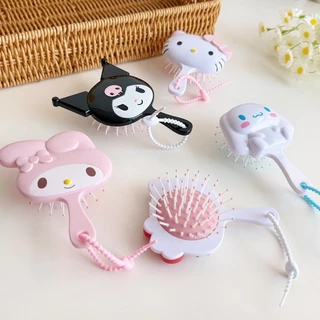 พร้อมส่ง 🇹🇭 หวีและกระจกพกพา ลายซานริโอ้ 🐰💕 สุดคิวท์