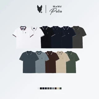 MeMo™ | Polo | เสื้อโปโลเมโม่ Original ปกริ้ว ปักโลโก้ (New Iconic) ผ้า Pique นุ่ม ทรงสวย ใส่สบาย