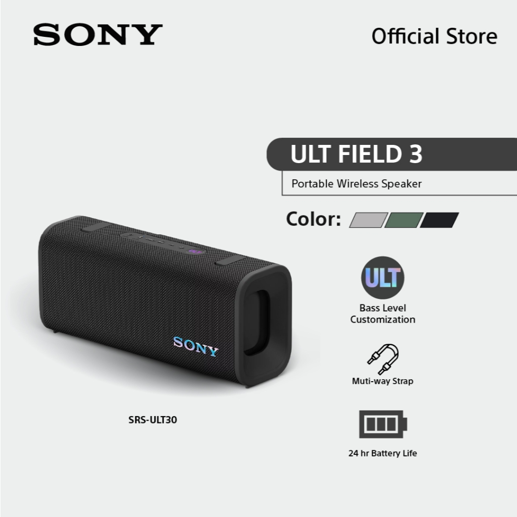 Sony ULT FIELD 3 SRS-ULT30 Wireless Portable Speaker