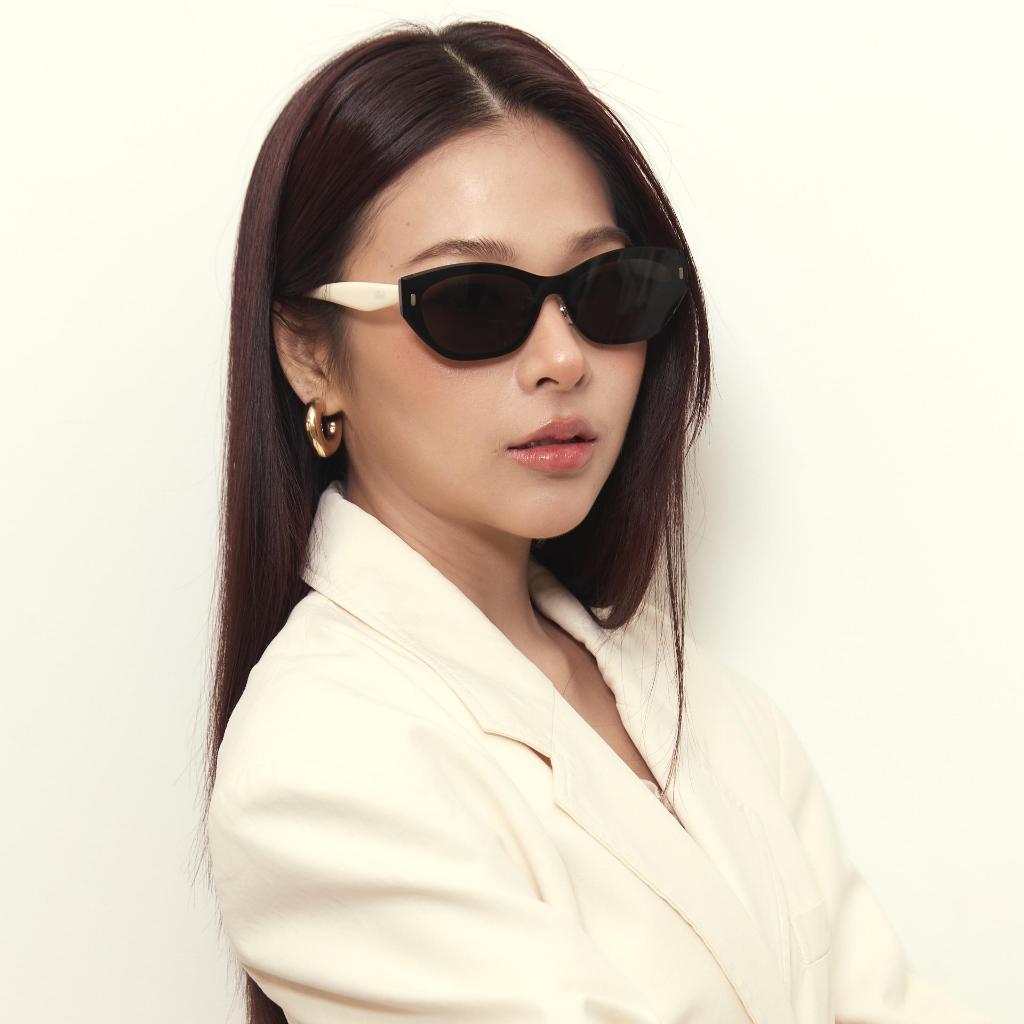 แว่นกันแดด TUDI รุ่น Molly ดีไซน์โฉบเฉี่ยว ทรง Cat-eye ทันสมัย วัสดุ Handmade Acetate UVA / UVB 100%