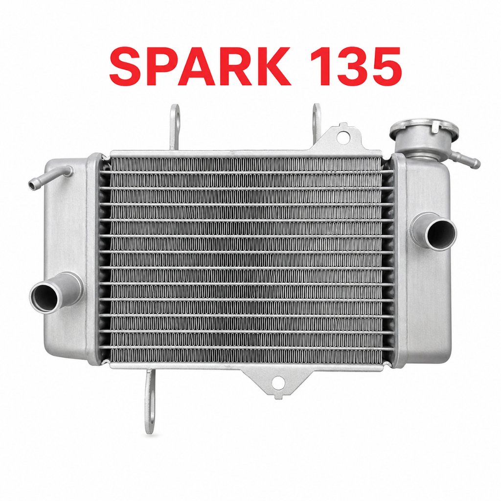 หม้อน้ำ Yamaha SPARK135 / LC135 อะลูมิเนียม ทรงเดิม ระบายความร้อน เปลี่ยนแทนของเดิม 1 ชุด