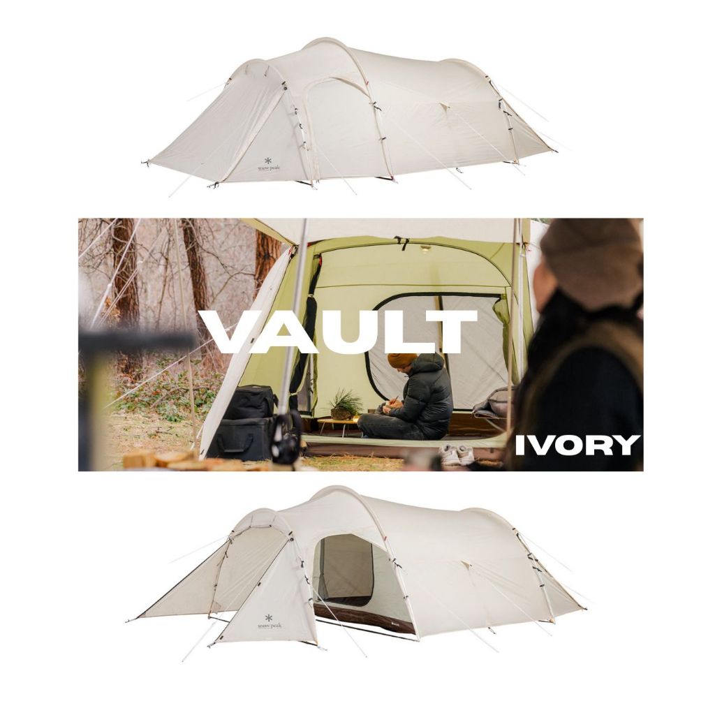 [PRE ORDER] Snow Peak " Vault " in IVORY SDE-080-IV-US