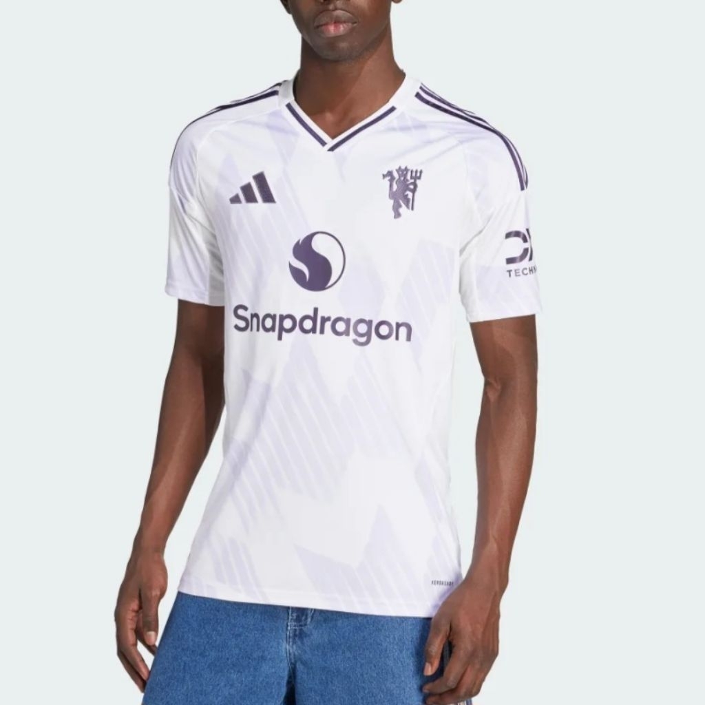 [ป้าย 2,900][ป้ายไทย]เสื้อฟุตบอลแท้ Manchester United แมนยู เยือน(ขาว) ฤดูกาล 2025/2026