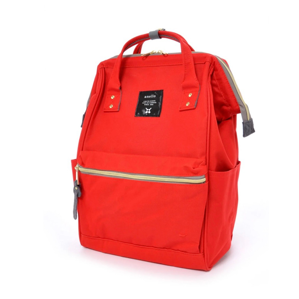 กระเป๋าเป้ Anello Mini Backpack [แท้ 100% สต็อกโรงงาน] กระเป๋าสะพายหลังแฟชั่นสไตล์ญี่ปุ่น รุ่นปากเหล