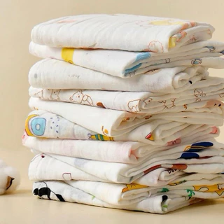 ผ้าอ้อมสาลูใหม่ 70x70cm แพค6ผืน ผ้าฝ้าย100% ผ้าห่อตัวทารก
