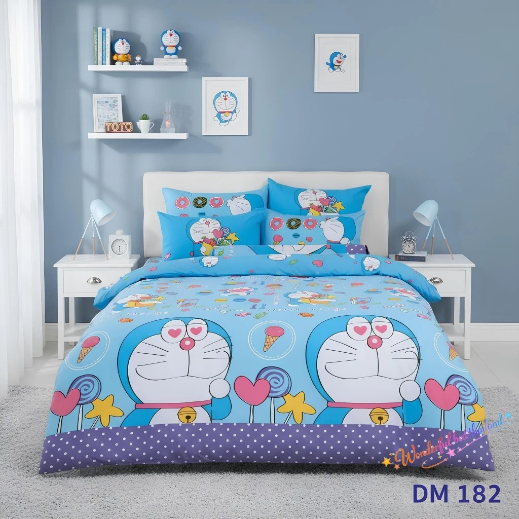ชุดเครื่องนอน TOTO ลายโดราเอมอน DM182
