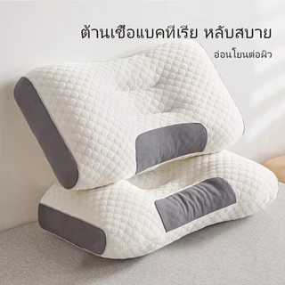 หมอนรองคอสำหรับนอนหลับลึก หมอนเพื่อสุขภาพ ช่วยปรับปรุงความสะดวกสบายในการนอนหลับ นุ่มและนุ่มฟู ไม่ยุบตัวหลังการนอนหลับเป็