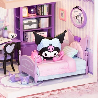 M&G Life x Rolife Sanrio Super World โมเดลของเล่นตัวต่อแบบประกอบเอง