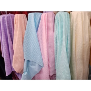 ผ้าลาย จุด ไข่ปลา จุดฝอย ถ่ายพร็อพ พร้อมส่ง กว้าง 110-115 ซม กุ๊น กระเป๋า วินเทจ เช็ตชาย มินิมอล อเนกประสงค์ ถ่ายพร็อพ