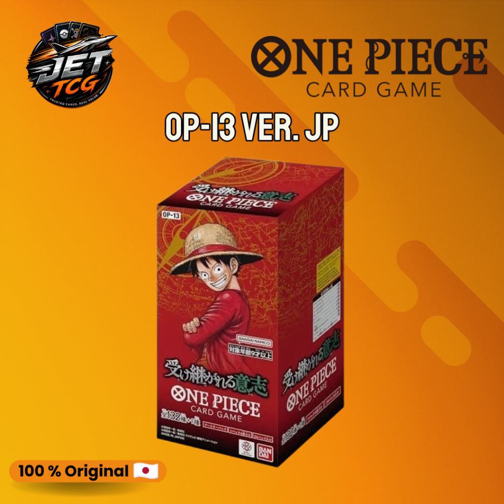 [พร้อมส่ง🔥][ของแท้100%] One Piece Card Game OP-13 Booster Box JP 🇯🇵 ซีลแท้จากญี่ปุ่น