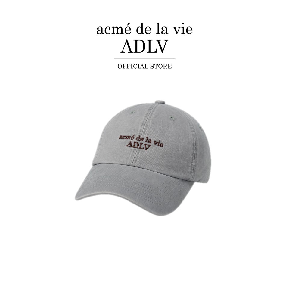 ADLV [acme de la vie] หมวก รุ่น Kachion Basic Logo Ball Cap Grey (50111SKCCAU_S6GYXX)